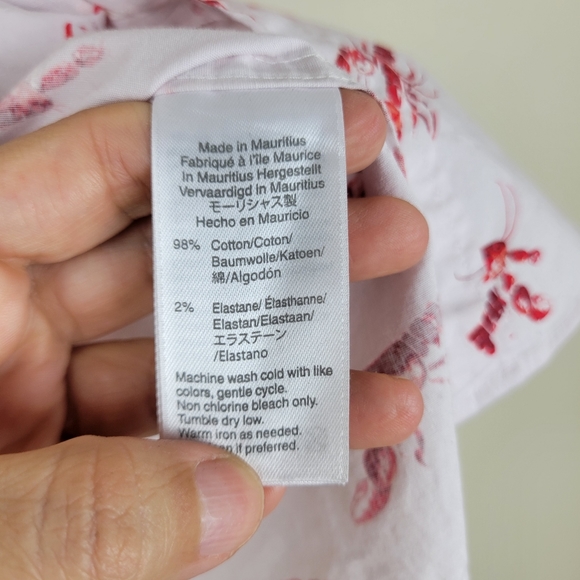 J Crew Flex Crab Shirt - Picture 8 of 9